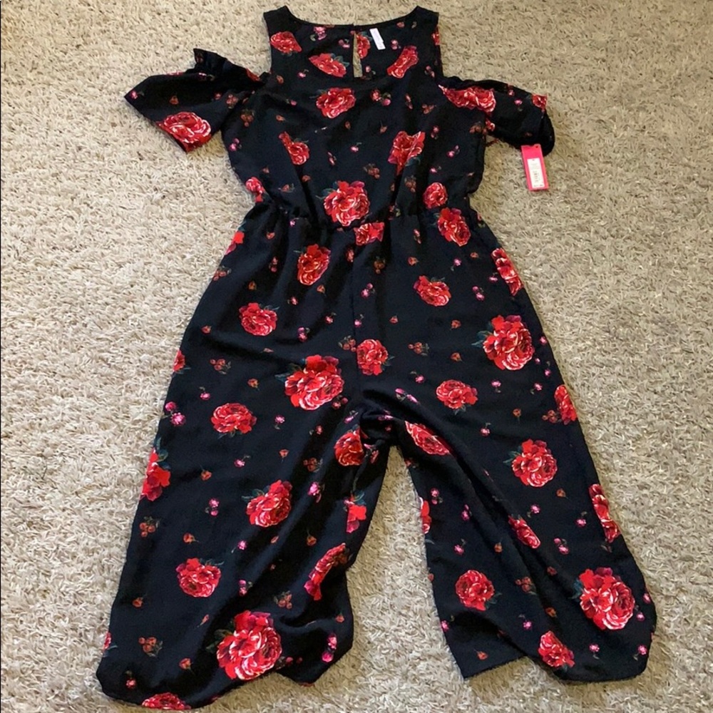Floral capris Jumpsuit